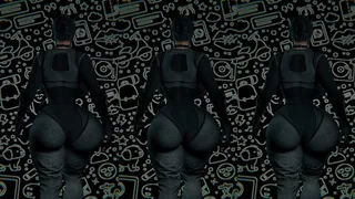Sexy Catwoman Culo che balla
