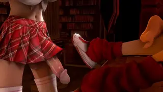 สาวน้อยโลลี่ป๊อปยั่วยวน MILF ในการ์ตูนอนิเมะญี่ปุ่น 3D ถูกฟันอย่างแปลกประหลาด