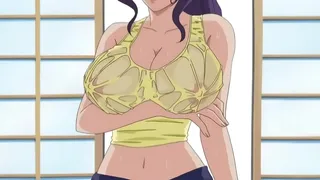 Ma belle-sœur aux formes généreuses me tente pour un plaisir anal anime humide et non censuré