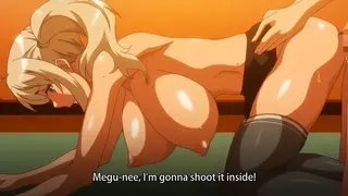 I Want to be Squeezed by My Lewd Older Sister 1 - Sister seduces her anime brother with huge tits