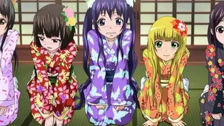Shy Prison Girl Gives Hot Blowjob & Doggy Style Action In Kimono At Hot Spring