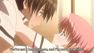 Girlfriend x3 ep1-3 - Peeping tom caught watching petite girl masturbating fucks skinny hentai teen