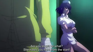 Semen Extraction Ward 2 - Busty hentai nurse makes patient jizz with her feet