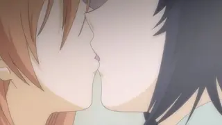 Innocent Lovers 3 - Anime schoolgirls kiss and lick pussy in romantic lesbian hentai