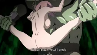 Rune's Pharmacy 2 - Cyclops with a fat dick catches a cute anime teen in dungeon and busts her hole