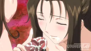 StepMom Rides Her Futanari StepDaughter - Uncensored Hentai [Subtitled]