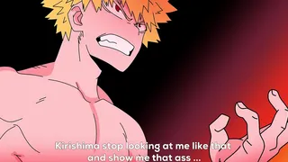 Bakugo Gets Fucked By Kirishima In Hot My Hero Academia Yaoi Scene