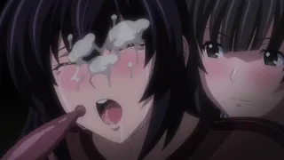 Frantic Tentacles - Hentai lesbian schoolgirl bangs cuties with her tentacles