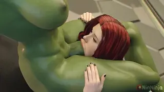 สาวอนิเมะสุดเซ็กซี่อมนกเขาอย่างดุเดือดและถูกกระแทกอย่างลึกซึ้งในฉาก Hentai สุดเร่าร้อน