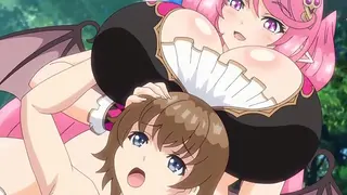Succubus Wonderland 1 - Huge tits hentai succubus rides cock of virgin