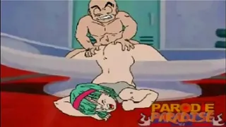 Horny Bulma Tributes Dragon Ball Z With Anime Hentai Action