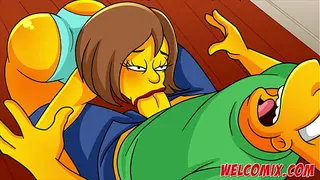 Fare sesso con la matrigna sexy! Simptoons'Simpsons porn