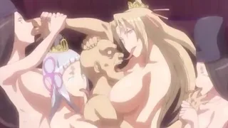 Jet Black Shaga 1 - Old guy is fucking young hentai hottie when attacked by spider monster