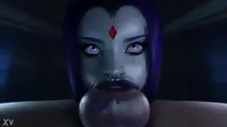 Raven & Widowmaker Overwatch Anime Deepthroat Big Tits BlowjobCum
