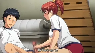Busige Hentai-Schülerin fickt im Fitnessstudio und spritzt Milch beim Orgasmus