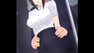 기차에서의 Hentai 허벅지 펠라 – 일본인 미녀와의 은밀한 섹스