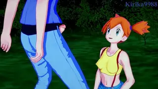 3D Pokémon Hentai สุดเร่าร้อน – การผจญภัย Ecchi หน้าอกใหญ่ของ Misty & May