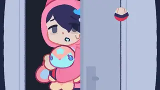 Graziosa scena di peluche