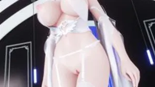 MMD//超涩白丝吊带今汐大兔兔（二）/////布料EEVEE ////第三百三十八期