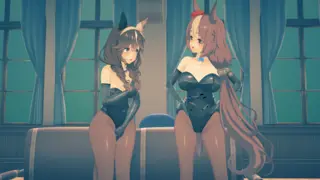 Umamusume - Yayoi Shaki & Kitasan Black