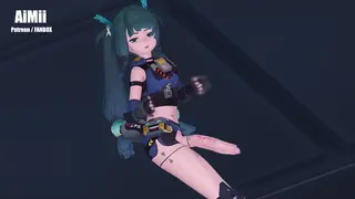 【FUTA】QingYi Futanari Dansı 「Dirty work」【ふたなり青衣】【Zenless Zone Zero】