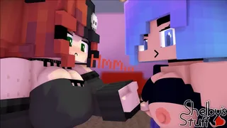 Sam contro Ellie: Scontro studentesco Futanari Tentacle Ecchi