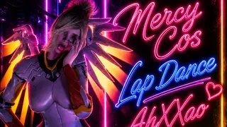 Mercy Ahegao Lap Dance Cosplay