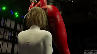 Power Girl x Harley Anal Vore