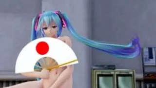 【MMD R-18】Вульгарный танец Мику