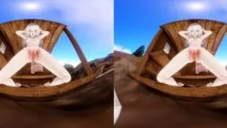 【VR180 Honkai: Star Rail】Firefly (Liu Ying) مجبرة على أداء تمارين إحماء جريئة في حمام مختلط
