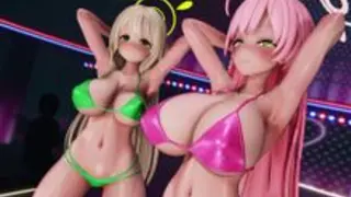 Hanako & Nonomi - Dynamic Hip Swing Dance