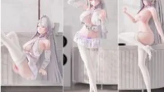【4K/Zenless Zone Zero】~♥Verina - Strappy White Stockings Mini Skirt, Plump Hips and Orange Hair Showcase Alluring Charm~♥