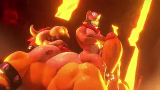 Scena intensa tra Bowser e Fox