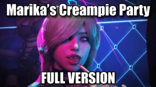 La festa hot di creampie di Marika