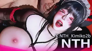 강렬한 VAM 학생 Tentacle Futanari Ecchi 4