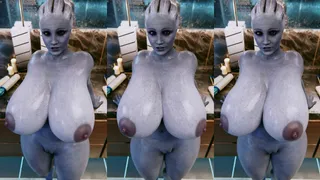 Liara Boob Swing [사운드] | Nyes - 4K 60FPS