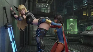 Intense Magik and Ms. Marvel Tokon Fighting Souls