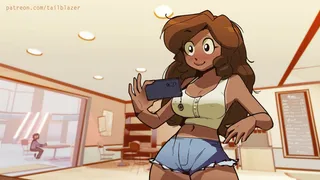 Giorno dei pettorali di TailBlazer Sophia - Tentacoli Futanari Ecchi