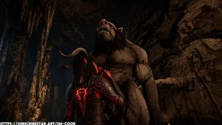 Enorme troll pratica un facefuck brutale e scopa una succube sexy - Facciale