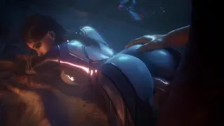 Widowmaker vestita di nero 4K VGErotica