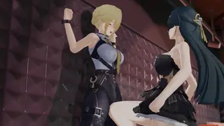 Futanari 学生 Tentacle Ecchi Cuntbusting