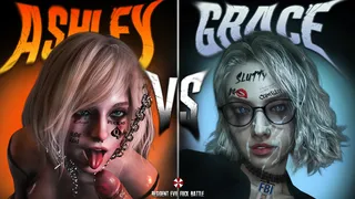 Intensiver Resident Evil Sex-Kampf: Ashley gegen Grace
