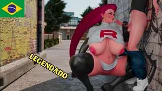 Jessie Alleyway Heist Rapina nel vicolo sottotitolato IT Suit Shwazy3D 4K30FPS