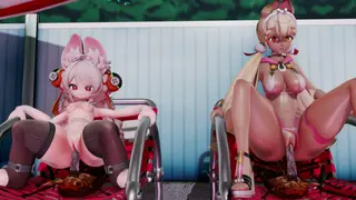 Zhao & Alice: Hot Poolside Insects 4K