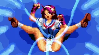 การต่อสู้อันดุเดือดระหว่าง Slime กับ Athena Asamiya MUGEN Ryona