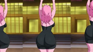 SuperBusty Minas Dress Scene