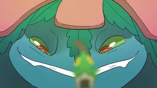 Snivy and Bulbasaur Hentai Scene