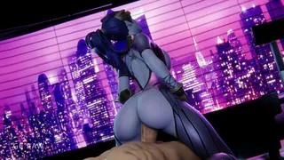 Widowmaker Cyberpunk Jump Sex
