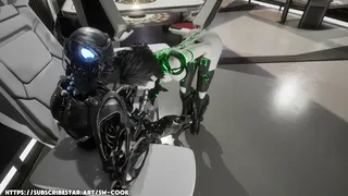 Terminator Fucks Cyber Girl Hard - Oral & Pussy