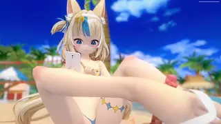 SamekoSaba VTuber Scene